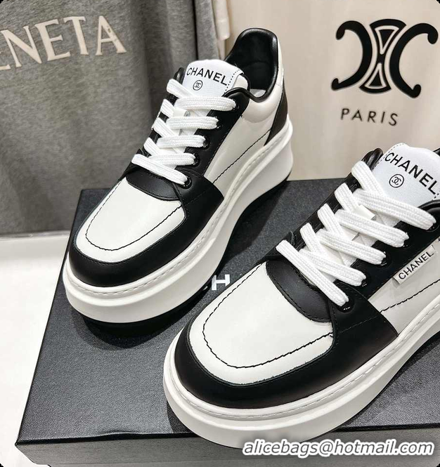 Grade Quality Chanel Sneake Black And White 6080619