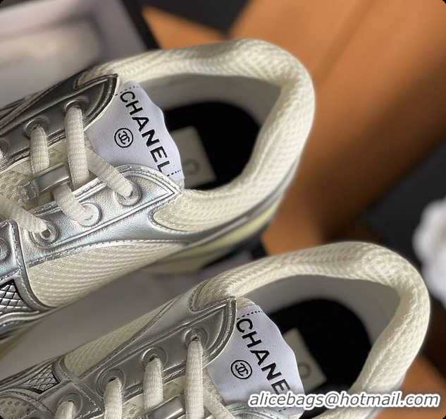 Classic Hot Chanel Sneaker Silver 6080619