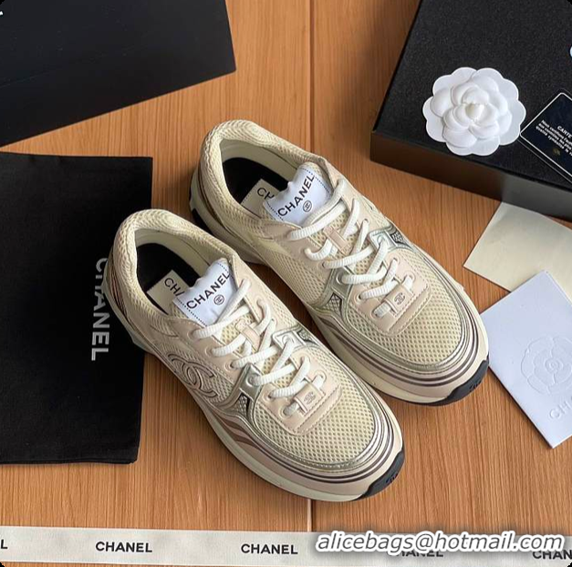 Buy New Cheap Chanel Sneaker Beige 6080619
