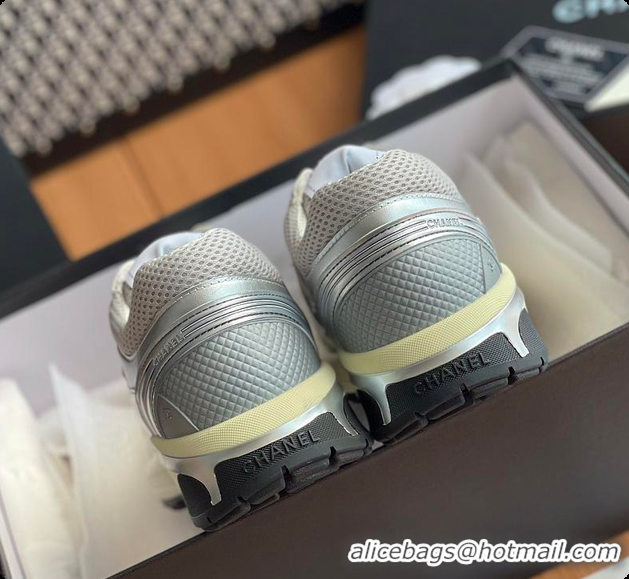 Charming Chanel Sneaker Silver 6080619