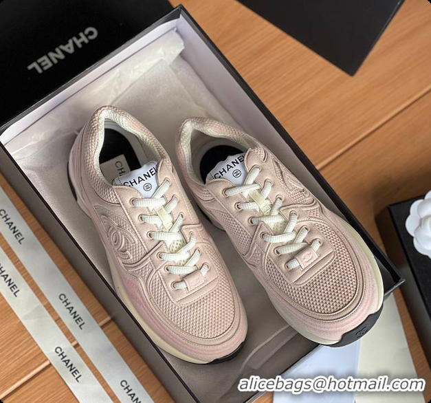 Stylish Chanel Sneaker Light Pink 6080619