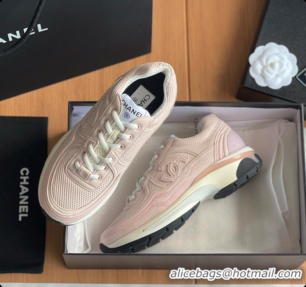 Stylish Chanel Sneaker Light Pink 6080619