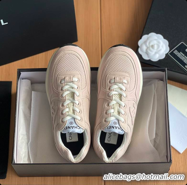Stylish Chanel Sneaker Light Pink 6080619