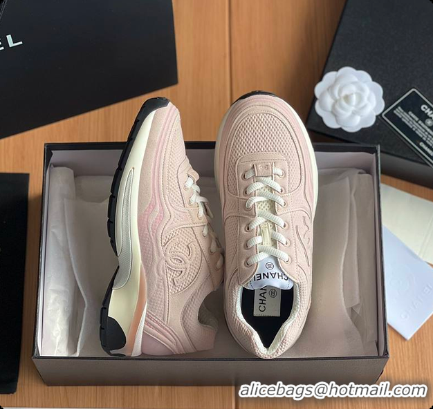 Stylish Chanel Sneaker Light Pink 6080619
