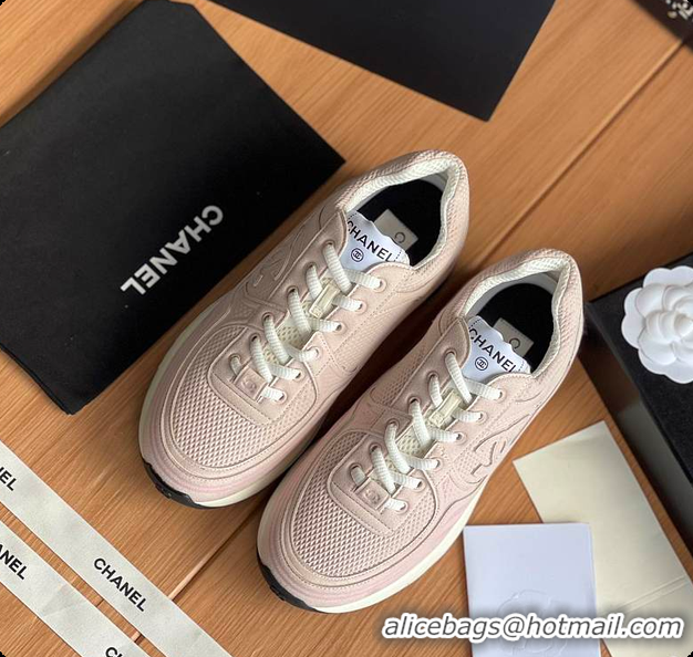 Stylish Chanel Sneaker Light Pink 6080619
