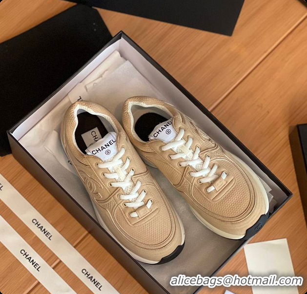 Shop Duplicate Chanel Sneaker Brown 6080619