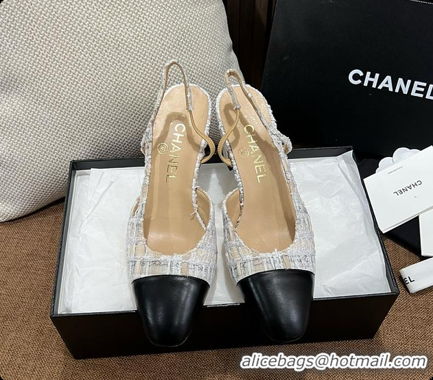 Low Cost Chanel Slingback Tweed 6080620