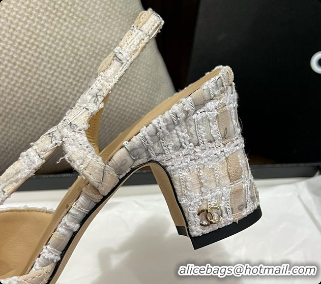 Low Cost Chanel Slingback Tweed 6080620
