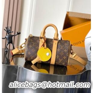 Discount Louis Vuitton Keepall Bandoulière 25 Monogram/Yellow Monogram Grid Coated Canvas M37559