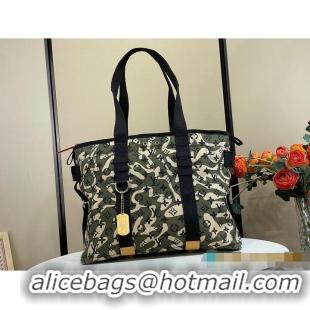 Top Quality Louis Vuitton Takashi Murakami x Louis Vuitton Monogramouflage Treillis Tote Bag M37548