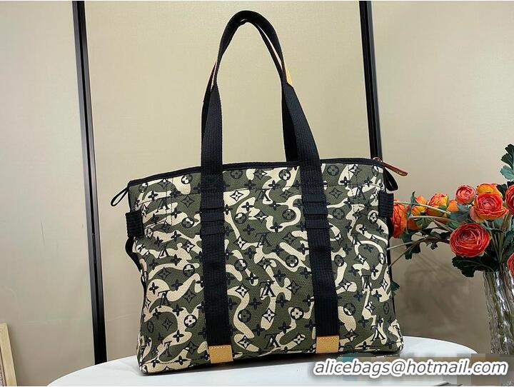 Top Quality Louis Vuitton Takashi Murakami x Louis Vuitton Monogramouflage Treillis Tote Bag M37548