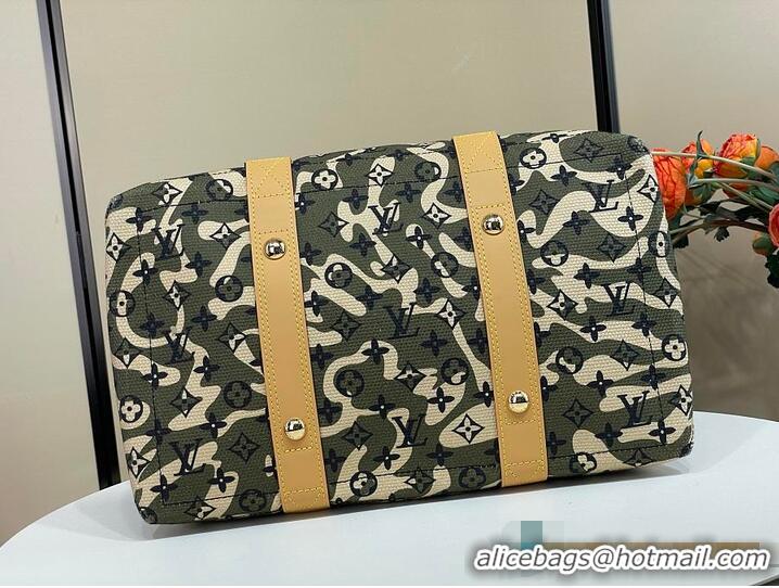 Top Quality Louis Vuitton Takashi Murakami x Louis Vuitton Monogramouflage Treillis Tote Bag M37548