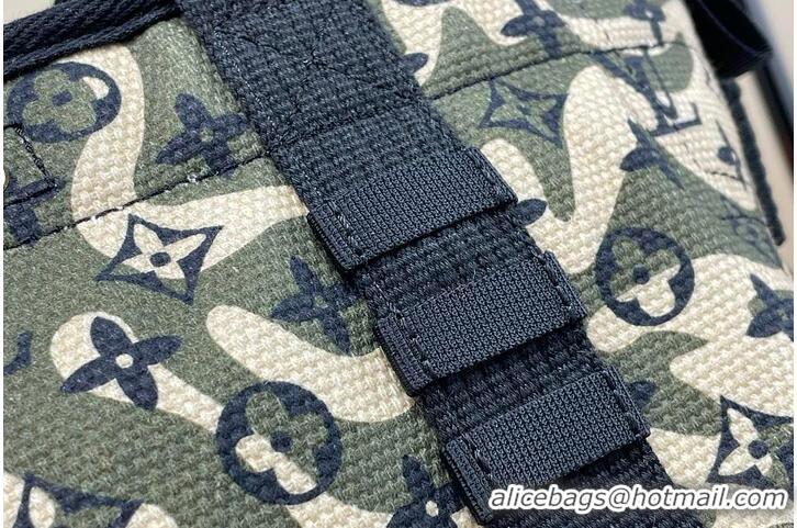 Top Quality Louis Vuitton Takashi Murakami x Louis Vuitton Monogramouflage Treillis Tote Bag M37548