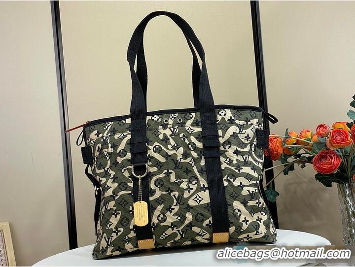 Top Quality Louis Vuitton Takashi Murakami x Louis Vuitton Monogramouflage Treillis Tote Bag M37548