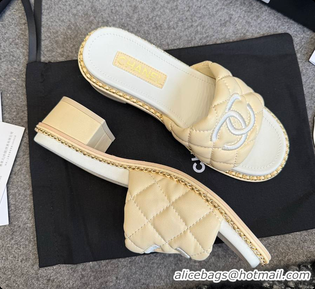 Luxurious Chanel Baby Chick Sandals 6080703