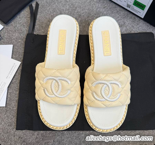 Luxurious Chanel Baby Chick Sandals 6080703