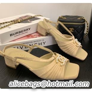 Pretty Style Chanel Sandal Beige 6080704