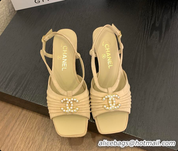 Pretty Style Chanel Sandal Beige 6080704