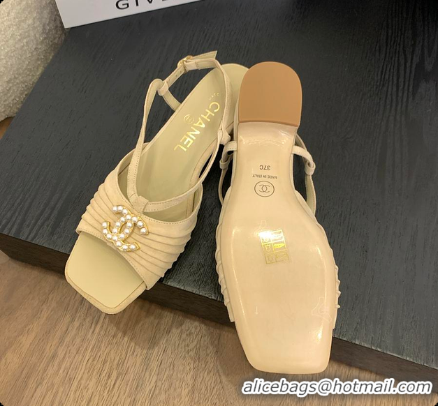 Pretty Style Chanel Sandal Beige 6080704
