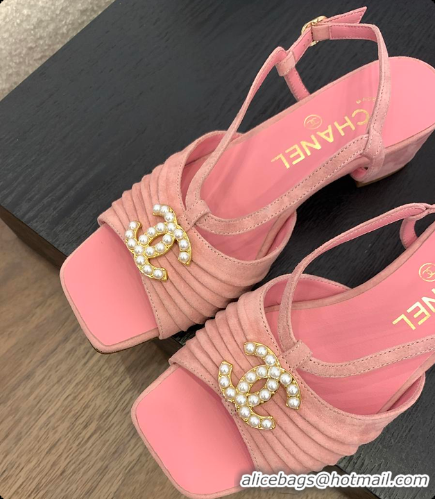 Best Price Chanel Sandal Pink 6080704