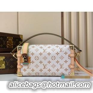 Good Quality Louis Vuitton LV Crafty Side Trunk MM East-West Monogram Dune M14294
