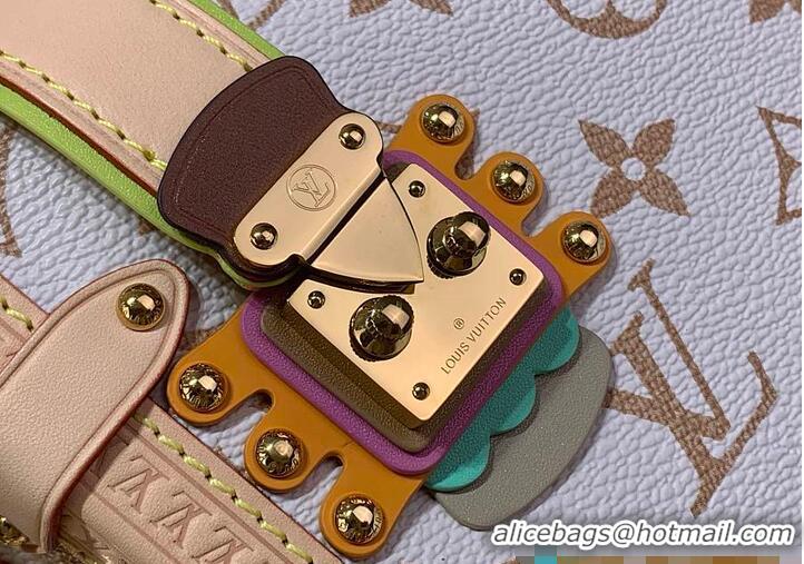 Good Quality Louis Vuitton LV Crafty Side Trunk MM East-West Monogram Dune M14294