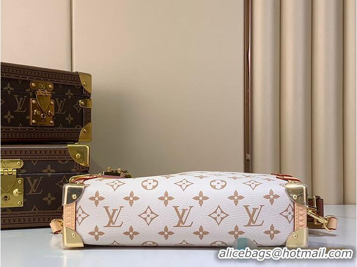 Good Quality Louis Vuitton LV Crafty Side Trunk MM East-West Monogram Dune M14294