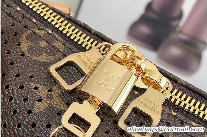 Well Crafted Louis Vuitton Keepall Bandoulière 50 Perforated Monogram coated canvas M14299