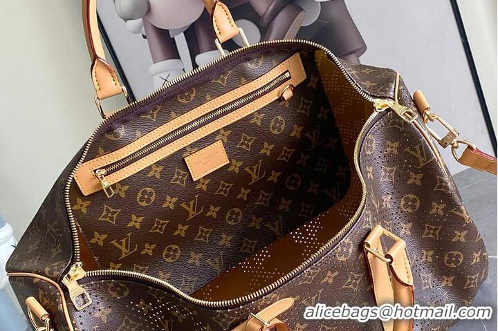 Well Crafted Louis Vuitton Keepall Bandoulière 50 Perforated Monogram coated canvas M14299