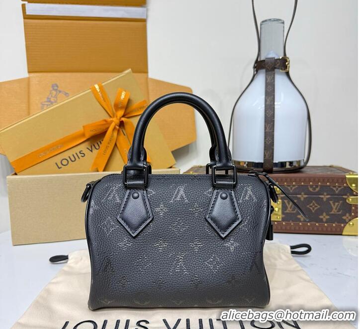 Reasonable Price Louis Vuitton Monogram Speedy P9 Bandoulière 20 Ultrablack M28262