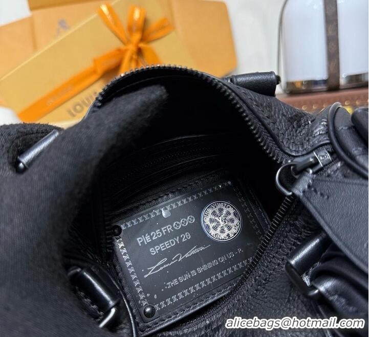 Reasonable Price Louis Vuitton Monogram Speedy P9 Bandoulière 20 Ultrablack M28262