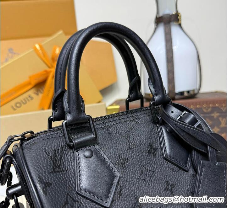 Reasonable Price Louis Vuitton Monogram Speedy P9 Bandoulière 20 Ultrablack M28262