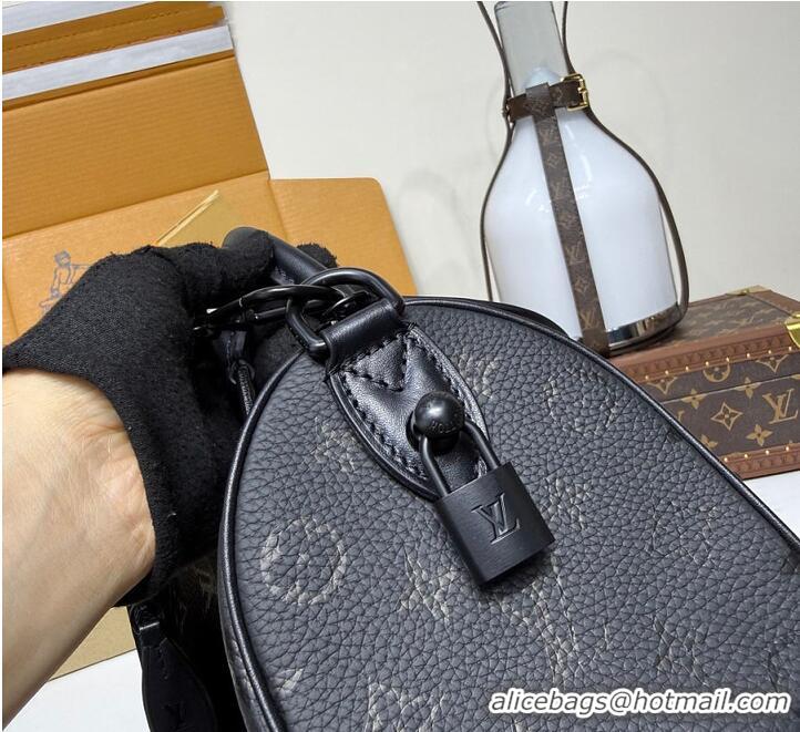 Reasonable Price Louis Vuitton Monogram Speedy P9 Bandoulière 20 Ultrablack M28262