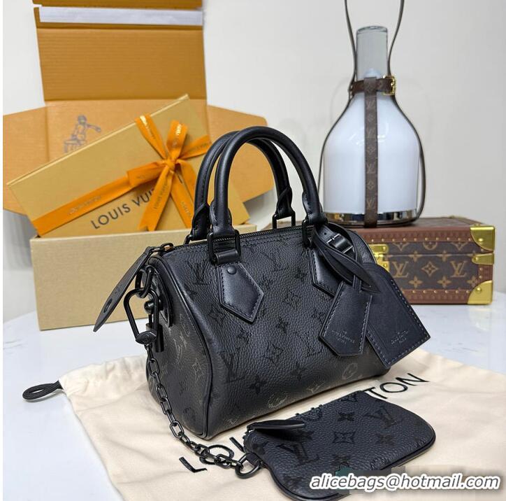 Reasonable Price Louis Vuitton Monogram Speedy P9 Bandoulière 20 Ultrablack M28262