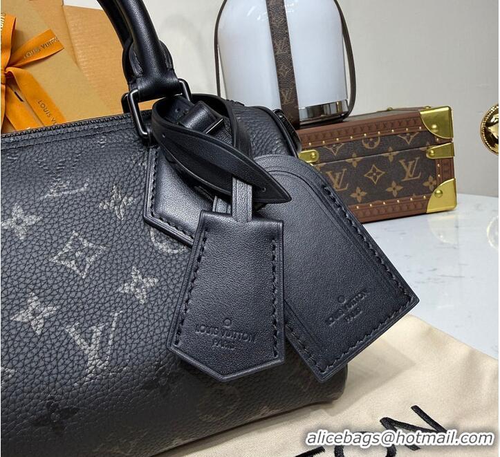 Reasonable Price Louis Vuitton Monogram Speedy P9 Bandoulière 20 Ultrablack M28262