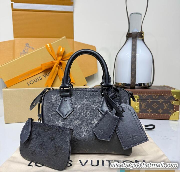 Reasonable Price Louis Vuitton Monogram Speedy P9 Bandoulière 20 Ultrablack M28262