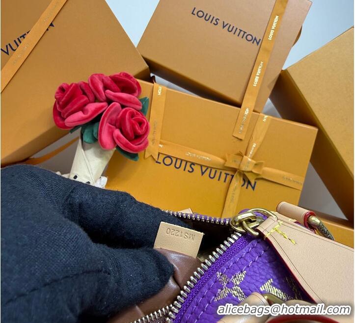 Top Quality Louis Vuitton Monogram Speedy P9 Bandoulière 20 M28262 Purple