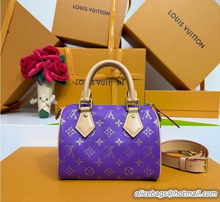 Top Quality Louis Vuitton Monogram Speedy P9 Bandoulière 20 M28262 Purple