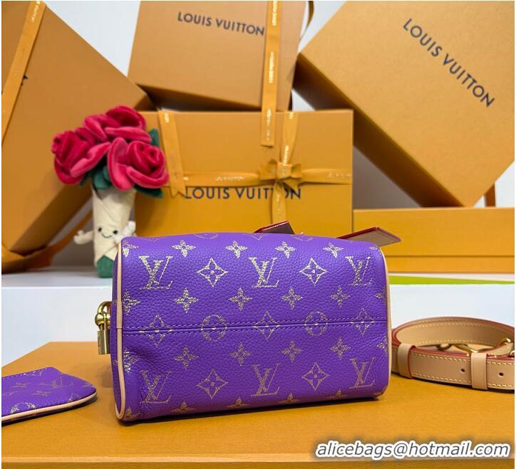 Top Quality Louis Vuitton Monogram Speedy P9 Bandoulière 20 M28262 Purple