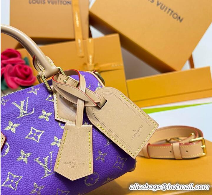 Top Quality Louis Vuitton Monogram Speedy P9 Bandoulière 20 M28262 Purple