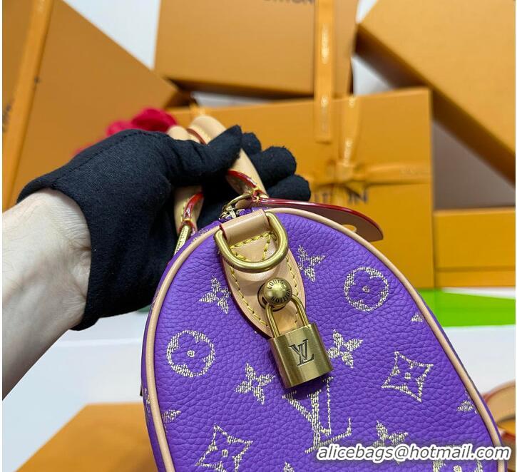 Top Quality Louis Vuitton Monogram Speedy P9 Bandoulière 20 M28262 Purple
