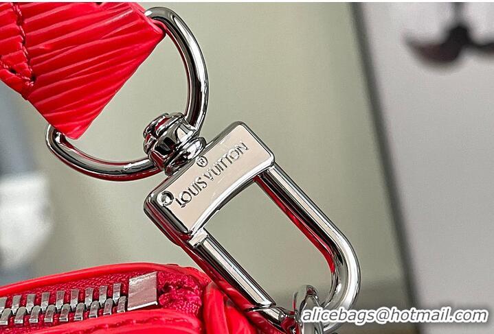 Fashion Promotional Louis Vuitton Epi Keepall Bandouliere 50 Vermillion Red M28263