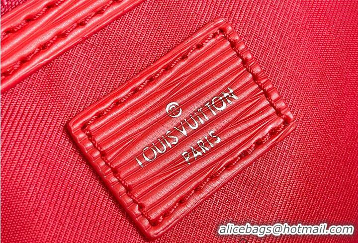 Fashion Promotional Louis Vuitton Epi Keepall Bandouliere 50 Vermillion Red M28263