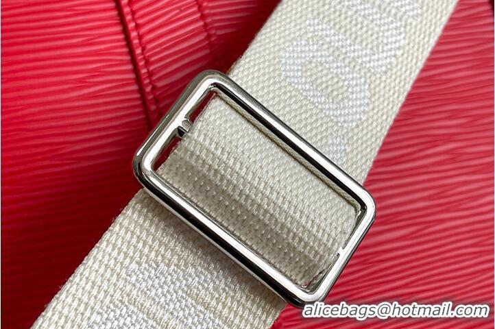 Fashion Promotional Louis Vuitton Epi Keepall Bandouliere 50 Vermillion Red M28263