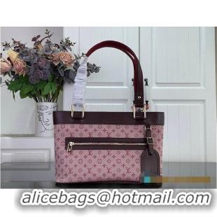 Most Popular Louis Vuitton Lucille PM Monogram Mini Canvas Tote Bag M28265 Rose/Pink