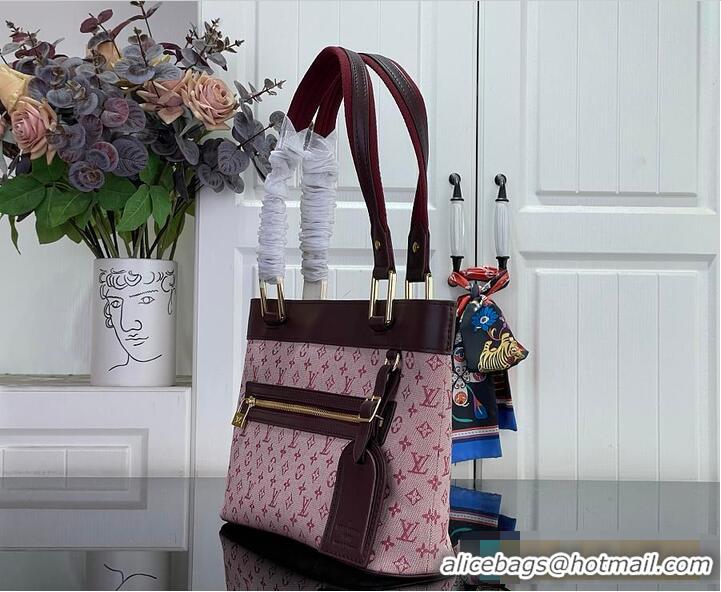 Most Popular Louis Vuitton Lucille PM Monogram Mini Canvas Tote Bag M28265 Rose/Pink