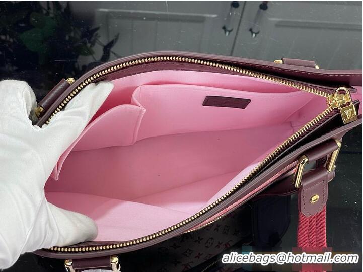 Most Popular Louis Vuitton Lucille PM Monogram Mini Canvas Tote Bag M28265 Rose/Pink