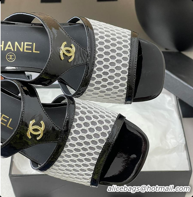 Most Popular Chanel Mules Black and White 60807010