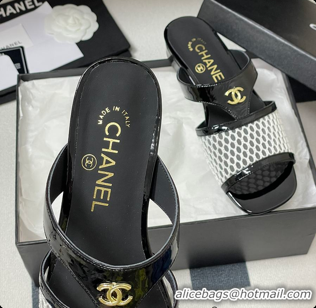 Most Popular Chanel Mules Black and White 60807010