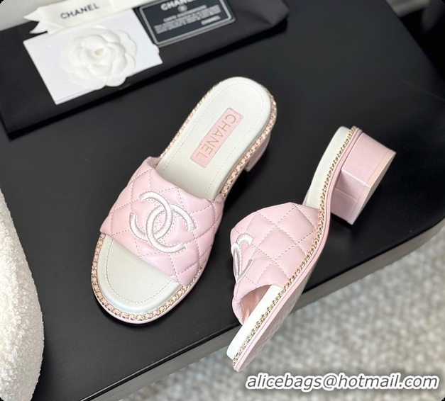 Cheap Price Chanel Pink Sandals 60807013